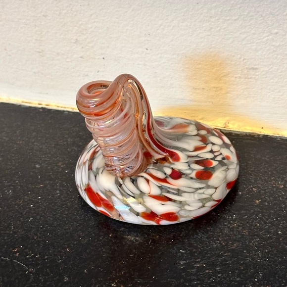 Vintage Handmade Blown Glass Pen Holder - Picture 1 of 5